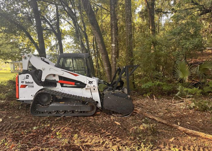 big bend land service doing forestry mulching perry fl